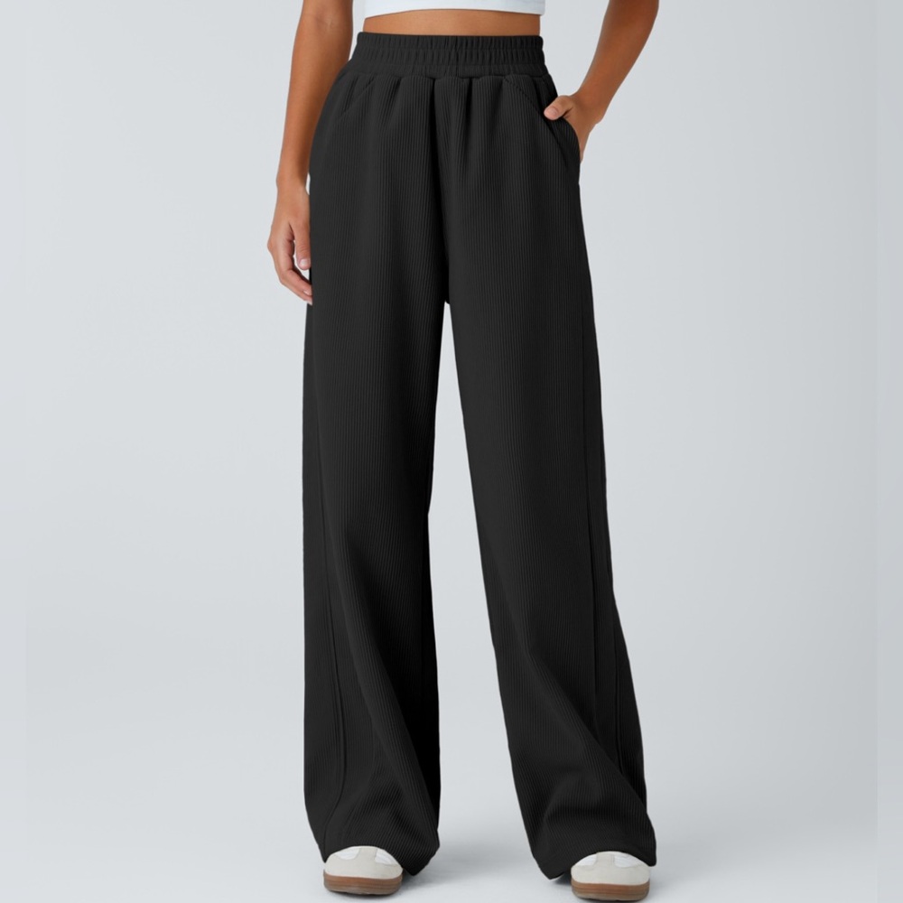 High Waisted Side Pocket Straight Leg Mop
Corduroy Casual Pants
